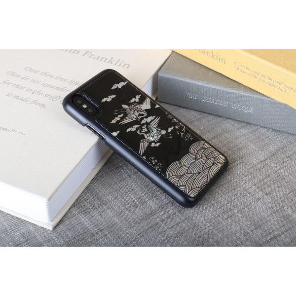 iKins SmartPhone case iPhone XS/S crane black Mobiili ümbrised