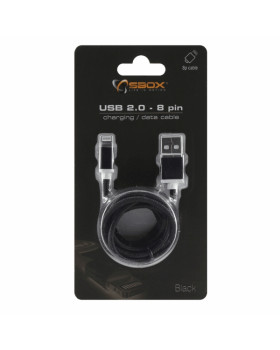 Sbox IPH7-B USB 2.0 8 Pin black-foto3