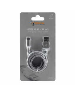 Sbox USB 2.0 8 Pin IPH7-GR grey-foto3