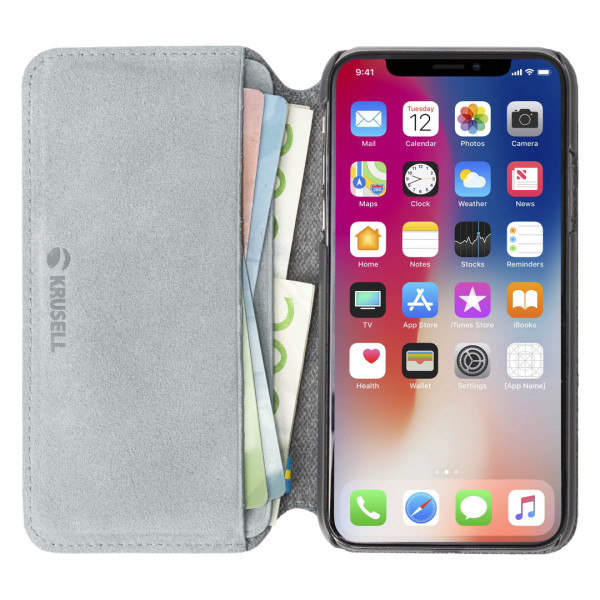 Krusell Broby 4 Card SlimWallet Apple iPhone XR light grey Mobiili ümbrised