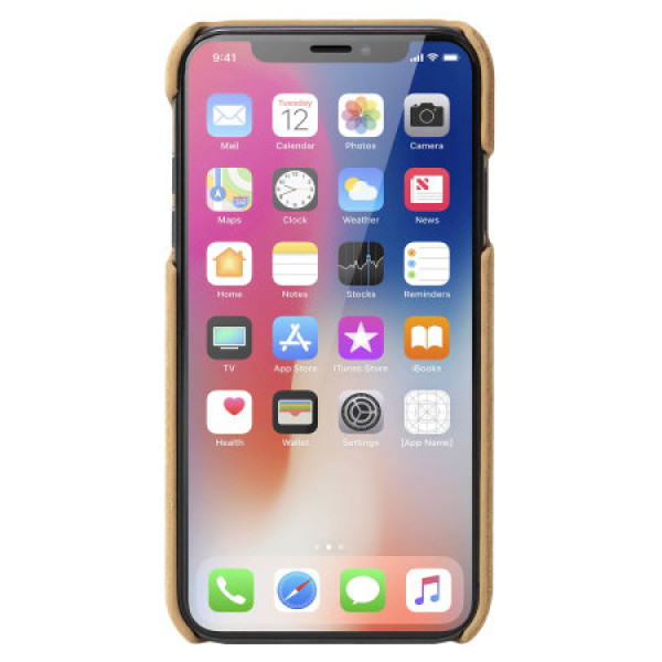 Krusell Broby Cover Apple iPhone XS cognac Mobiili ümbrised