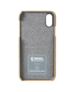 Krusell Broby Cover Apple iPhone XS Max cognac-foto3