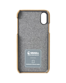 Krusell Broby Cover Apple iPhone XS Max cognac-foto3