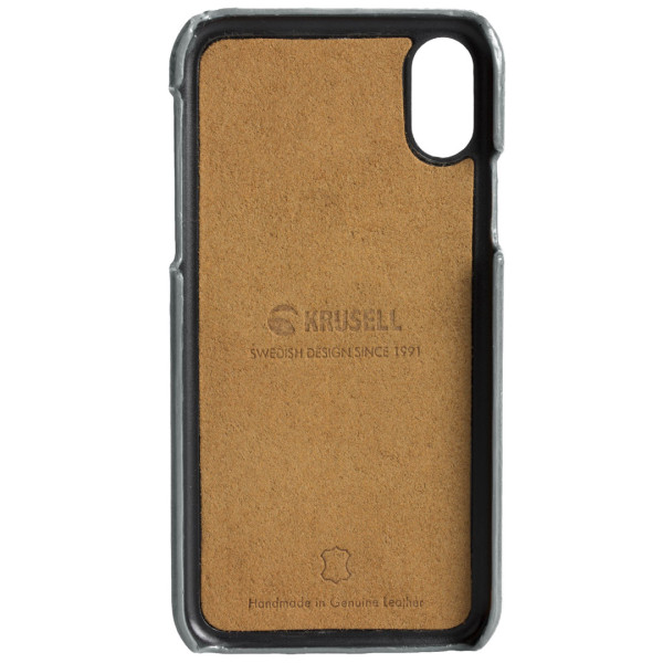Krusell Sunne 2 Card Cover Apple iPhone XS Max vintage grey Mobiili ümbrised