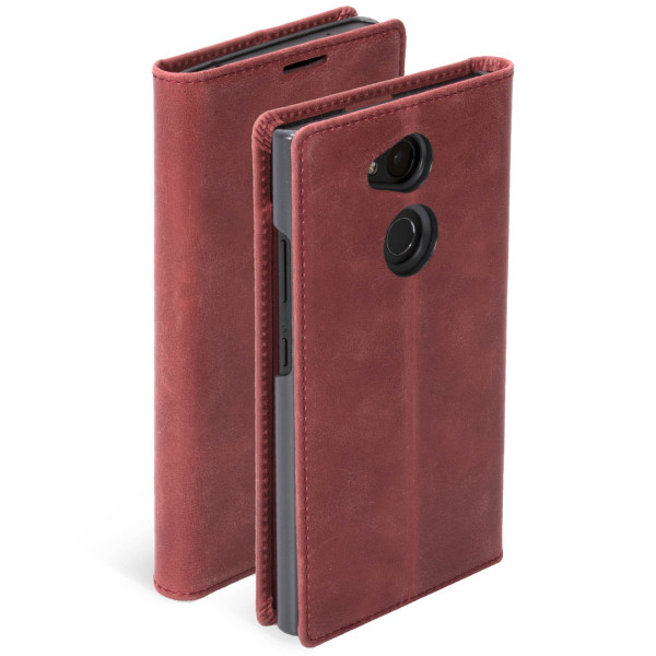 Krusell Sunne 2 Card Foliowallet Sony Xperia L2 vintage red Mobiili ümbrised