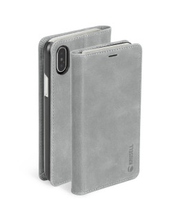 Krusell Sunne 4 Card FolioWallet Apple iPhone XS Max vintage grey-foto3