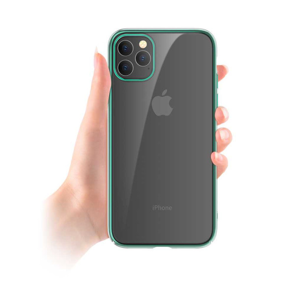 Devia Glimmer series case (PC) iPhone 11 Pro green Mobiili ümbrised