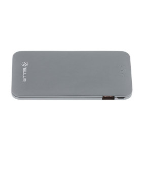 Tellur Power Bank QC 3.0 Fast Charge, 5000mAh, 3in1 gray-foto3