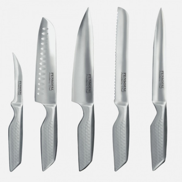 Pensofal Academy Chef Stainless Steel Block w/5 knives Chef/Pane/Multiuso/Santoku/Spelucchino 1108 Muu köögitehnika