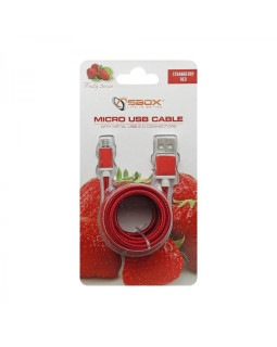 Sbox USB->Micro USB M/M 1.5m USB-10315R red-foto3