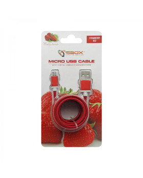 Sbox USB->Micro USB M/M 1.5m USB-10315R red-foto3