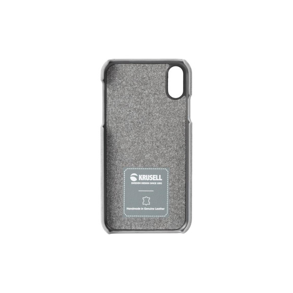 Krusell Broby Cover Apple iPhone XS light grey Mobiili ümbrised