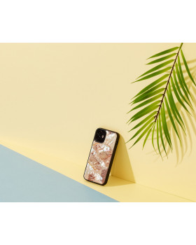 iKins case for Apple iPhone 12 mini pink marble-foto3