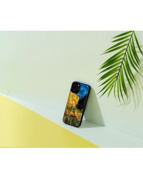 iKins case for Apple iPhone 12/12 Pro cafe terrace black-foto3