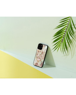 iKins case for Apple iPhone 12/12 Pro pink marble-foto3