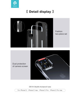 Devia Skyfall shockproof case iPhone 12 Pro Max white-foto3