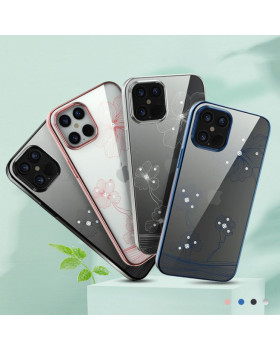 Devia Crystal Flora case iPhone 12 mini blue-foto3