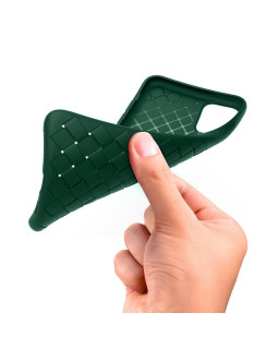 Devia Woven Pattern Design Soft Case iPhone 11 Pro Max green-foto3