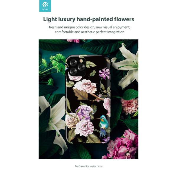 Devia Perfume lily series case iPhone 11 Pro Max pink Mobiili ümbrised