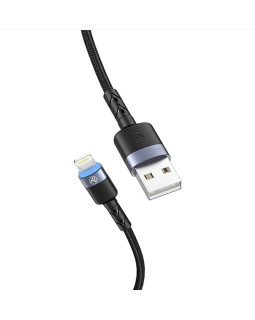 Tellur Data cable USB to Lightning LED, Nylon Braided, 1.2m black-foto3