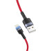 Tellur Data cable USB to Lightning with LED Light, 3A, 1.2m red Muu