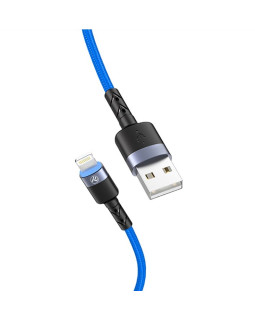 Tellur Data Cable USB to Lightning with LED Light, 3A 1.2m Blue-foto3