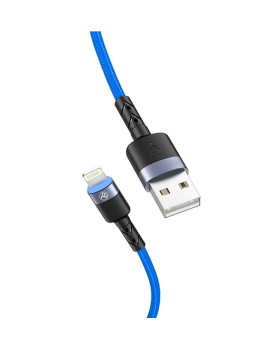 Tellur Data Cable USB to Lightning with LED Light, 3A 1.2m Blue-foto3