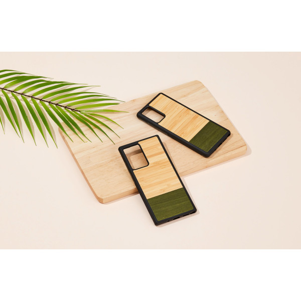 MAN&WOOD case for Galaxy Note 20 bamboo forest black Mobiili ümbrised