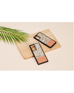 MAN&WOOD case for Galaxy Note 20 pink flower black-foto3