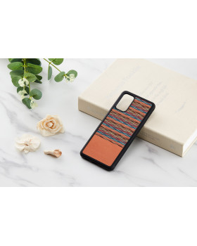 MAN&WOOD case for Galaxy S20+ browny check black-foto3