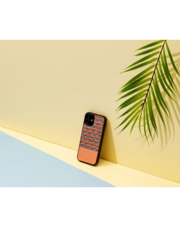 MAN&WOOD case for iPhone 12 mini browny check black-foto3