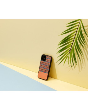 MAN&WOOD case for iPhone 12 mini browny check black-foto3