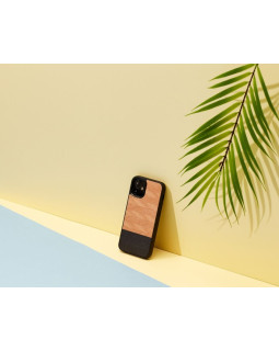 MAN&WOOD case for iPhone 12 mini herringbone nero black-foto3