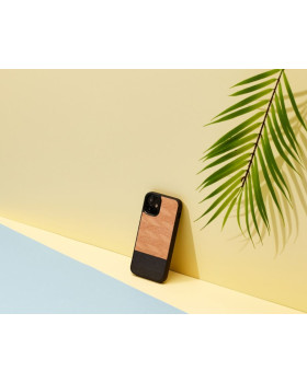 MAN&WOOD case for iPhone 12 mini herringbone nero black-foto3