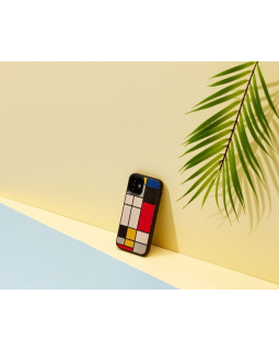 MAN&WOOD case for iPhone 12 mini mondrian wood black-foto3