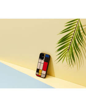 MAN&WOOD case for iPhone 12 mini mondrian wood black-foto3