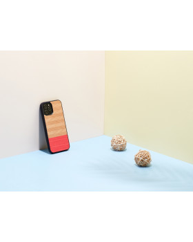 MAN&WOOD case for iPhone 12/12 Pro herringbone azalea black-foto3