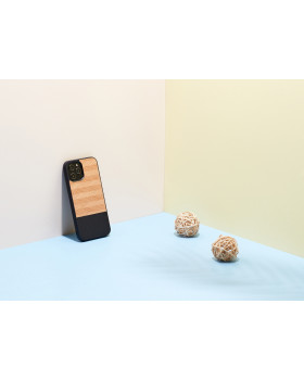 MAN&WOOD case for iPhone 12 Pro Max herringbone nero black-foto3