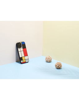 MAN&WOOD case for iPhone 12 Pro Max mondrian wood black-foto3