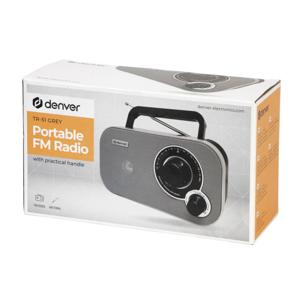 Denver TR-51 Grey Raadiod, kellraadiod ja raadiomakid