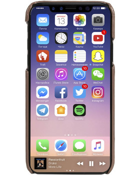 Krusell Sunne 2 Card Cover Apple iPhone X vintage cognac (61104)-foto3