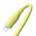 Tellur Silicone USB to Lightning cable 3A, 1m, yellow Muu