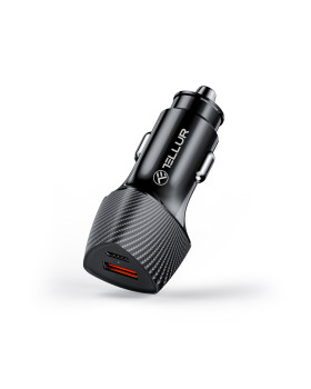 Tellur FCC10 car charger 38W, 6A (PD20W + QC3.0) black-foto3
