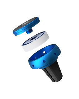 Tellur Fresh Dot Car Phone Holder Magnetic, Fragrance Kit Ocean, Air Vent Mount Blue-foto3