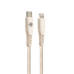 Tellur Green Data Cable Type-C To Lightning 2.4A PD20W 1m nylon cream Muu