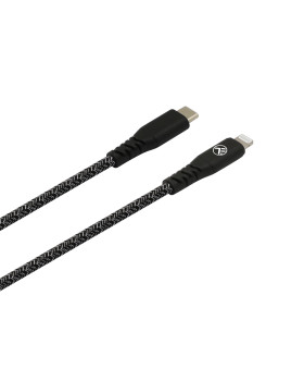 Tellur Green Data cable Type-C to Lightning 3A PD60W 1m nylon black-foto3