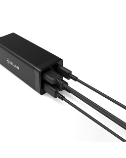 Tellur AC Charger PDHC2 65W (2xPD2xQC3.0) EU UK US Black-foto3