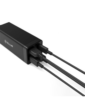 Tellur AC Charger PDHC2 65W (2xPD2xQC3.0) EU UK US Black-foto3
