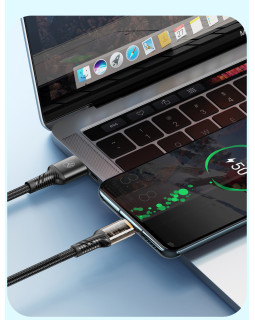 Tellur Data Cable USB to Type-C 3A 100cm Black-foto3