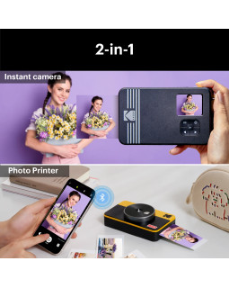 Kodak Mini Shot 2 Camera and Printer Combo Retro Yellow-foto3